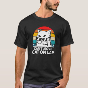 Camiseta Não é possível mover o gato para o trabalho de gat