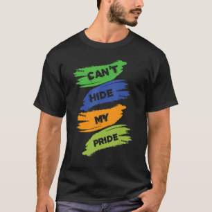 Camiseta Não é possível ocultar meu orgulho mês do Festival