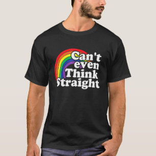 Camiseta Não É Possível Pensar Orgulho gay de Igualdade Lgb