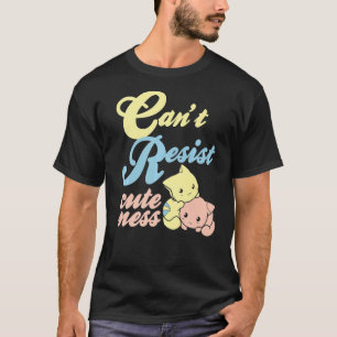 Camiseta Não é possível resistir à presença de gatinho de c