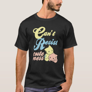 Camiseta Não é possível resistir à presença de gatinho de c