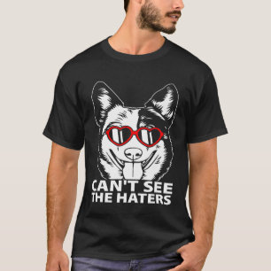 Camiseta Não É Possível Ver O Aquecedor Azul Com Óculos