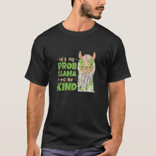 Camiseta Não É Prob Llama Gentileza Gentileza Anti Bullying