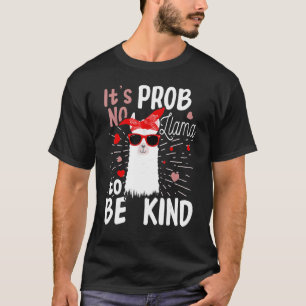 Camiseta Não é Problema Ser Gentil Llama Mundo Gentileza
