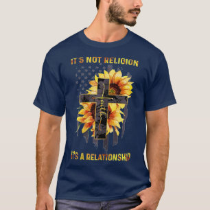 Camiseta Não É Religião É Uma Relação Com O Jesu De Girasso