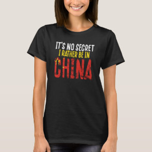 Camiseta Não é segredo que eu teria Preferencialmente na Ch