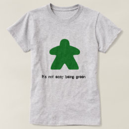 Camiseta Não é ser fácil t-shirt verde de Meeple
