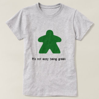 Camiseta Não é ser fácil t-shirt verde de Meeple