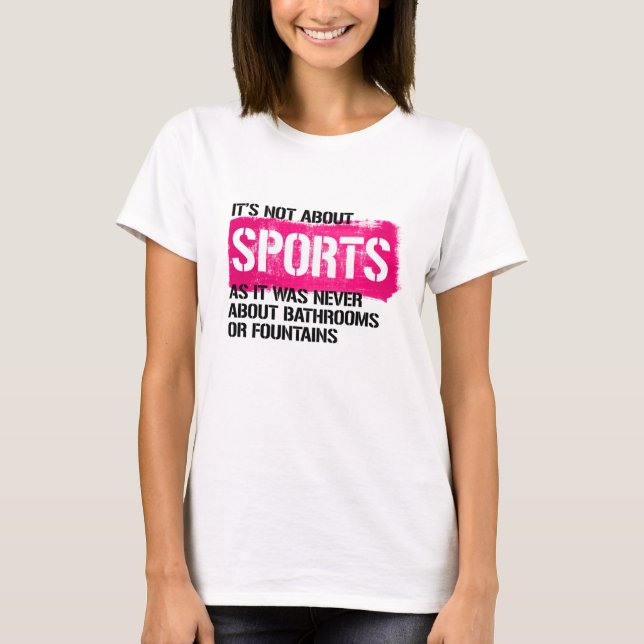 Camiseta Não é sobre esportes (Frente)