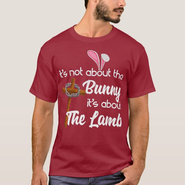 Camiseta Não É Sobre O Coelhinho Que É Sobre A Lamb (Frente)