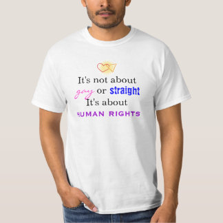 Camiseta Não é sobre o gay ou o hetero