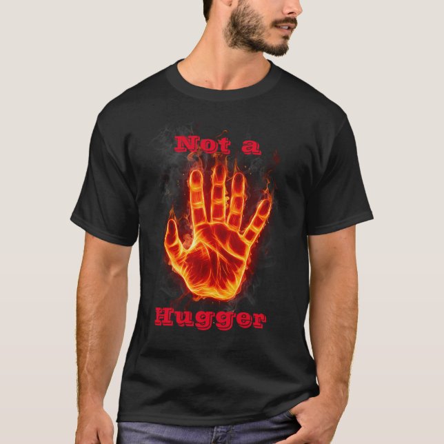 Camiseta Não é um abraço (Frente)