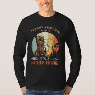 Camiseta Não É Um Bod Pai Seu Pai Figura Urso Retr