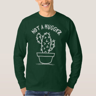 Camiseta Não É Um Cactus Brancos, Engraçado E Engraçado.