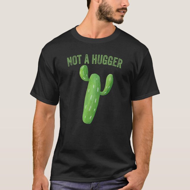 Camiseta Não É Um Cactus Hugger (Frente)