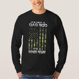 Camiseta Não É Um Corpo De Pai É Uma Figura Paterna Bandeir