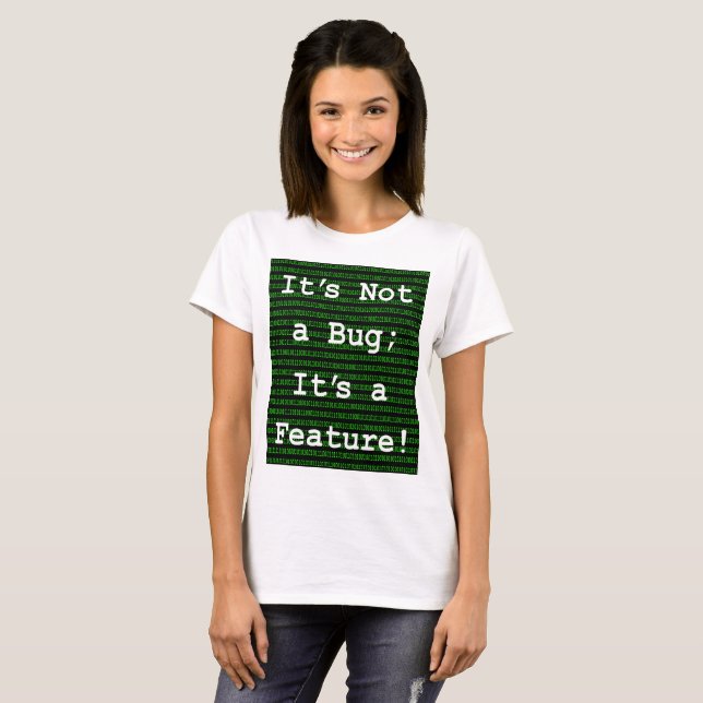 Camiseta Não é um Inseto, é um recurso! (Frente Completa)