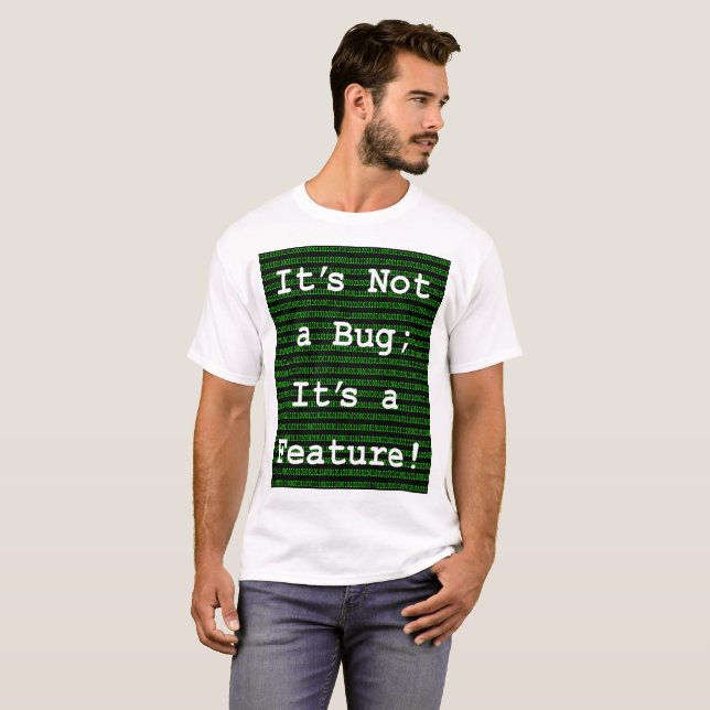 Camiseta Não é um Inseto, é um recurso! (Frente Completa)