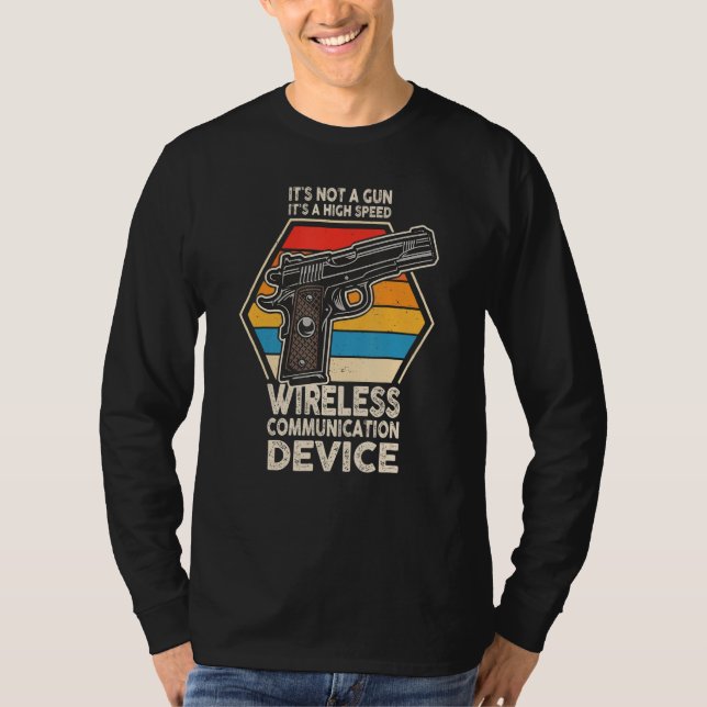Camiseta Não É Um Memória De Arma Não É Uma Comunicação De  (Frente)