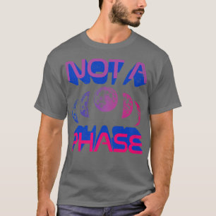 Camiseta Não É Um Orgulho Bissexual Lunar Do Ciclo Da Lua D
