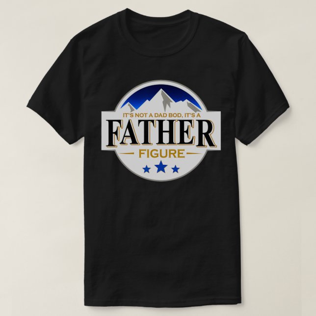 Camiseta Não é um Pai, é um padre Engraçado. (Frente do Design)