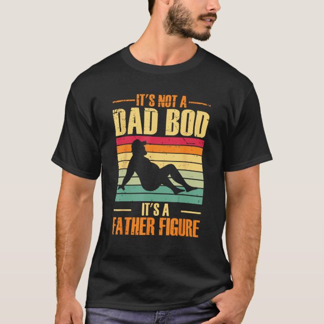 Camiseta Não é um Pai é um pai figura pai D (Frente)