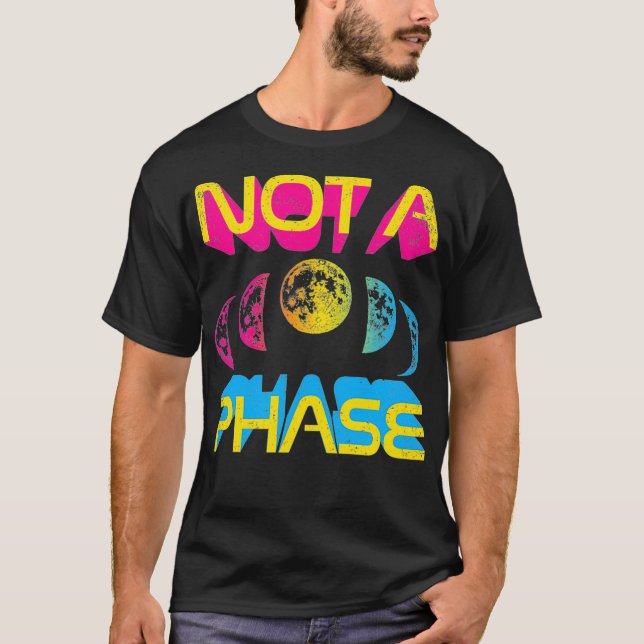 Camiseta Não É Um Panseual Lunar Da Bruxa Do Ciclo Da Lua P (Frente)