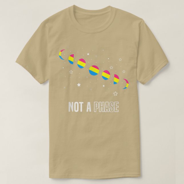 Camiseta Não é um Panseual Pan LGBTQ Panseualit (Frente do Design)