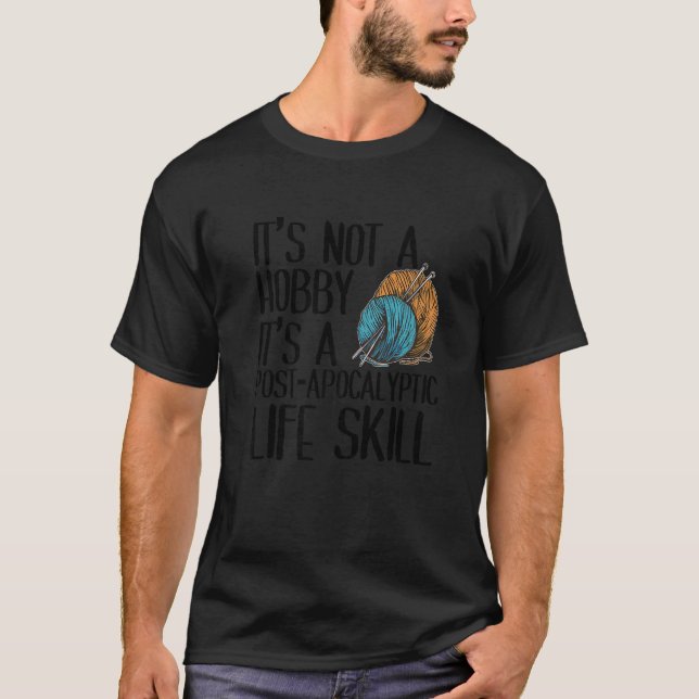 Camiseta Não é um passatempo, é um Posto Apocalyptic Life S (Frente)