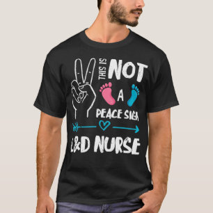 Camiseta Não é um sinal de paz, enfermeiro de trabalho e fo