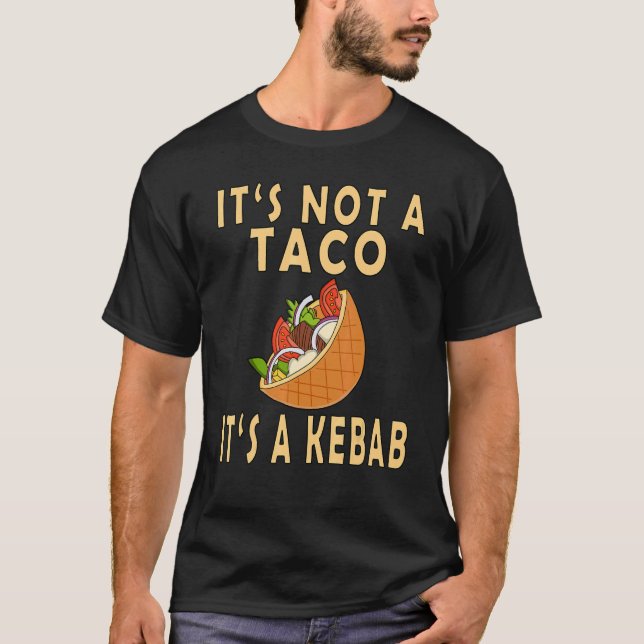 Camiseta Não é um Taco É uma loja de kebab (Frente)