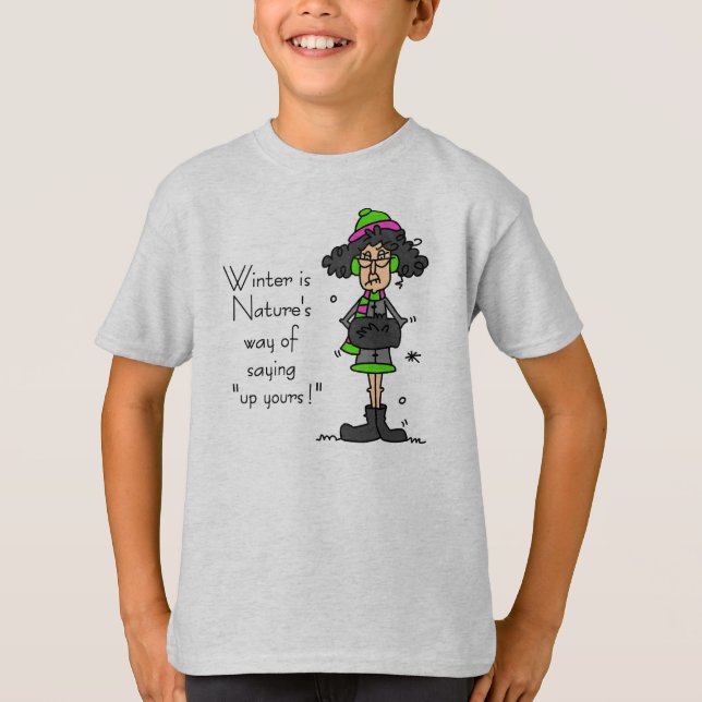 Camiseta Não é um ventilador do inverno (Frente)