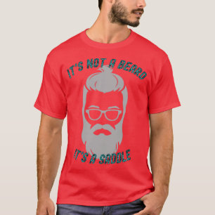 Camiseta Não É Uma Barba É Um Design De Vareta