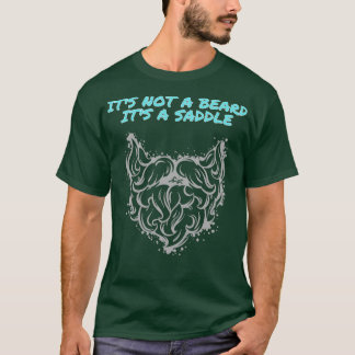 Camiseta Não É Uma Barba É Um Design especial de sela