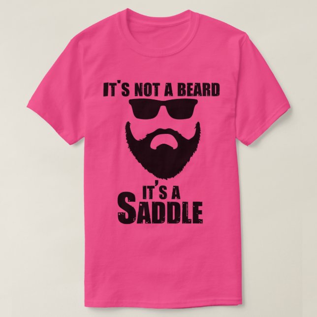 Camiseta Não é uma barba É um presente de Feriado Engraçado (Frente do Design)