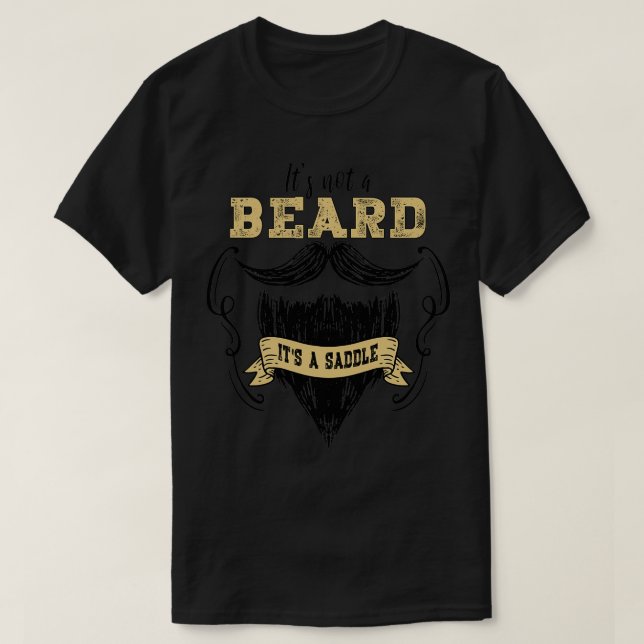 Camiseta Não É Uma Barba É Uma Barba De Vela E Um bigode Sh (Frente do Design)