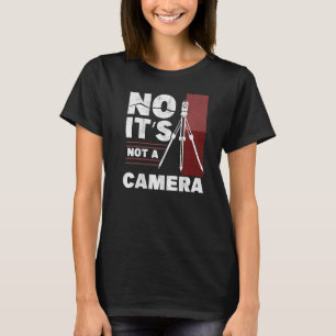 Camiseta Não é uma câmera investigando o Engenheiro Tripod 