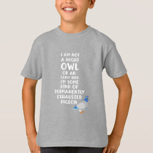 Camiseta Não é uma coruja ou um pássaro primitivo, sou um p