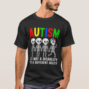 Camiseta Não é uma deficiência, é uma habilidade diferente 