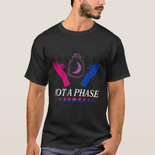 Camiseta Não É Uma Fase De Lua Do Orgulho Bissexual Que Fal