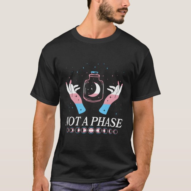Camiseta Não É Uma Fase De Orgulho De Transgênero Que Fala  (Frente)