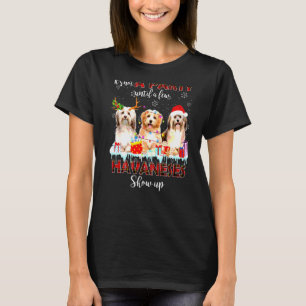 Camiseta Não é uma festa até que alguns Papais noeis mostre