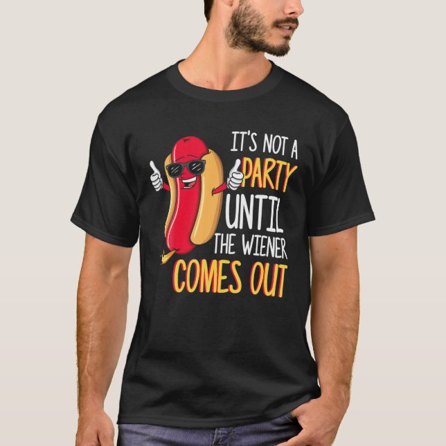 Camiseta Não é uma festa até que o novato se torne engraçad (Frente)