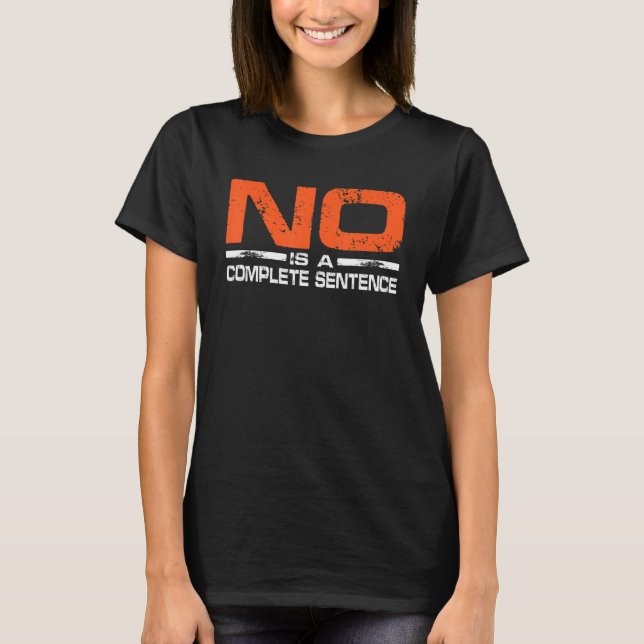 Camiseta Não É Uma Frase Completa (Frente)