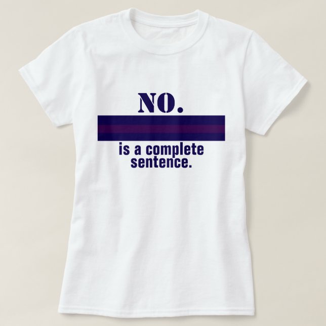 Camiseta Não é uma frase feminista completa resistir a roxo (Frente do Design)