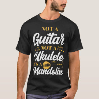 Camiseta Não é uma guitarra, não é um ukulele, é um