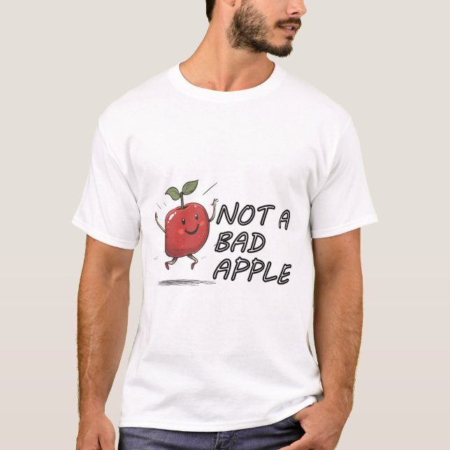 Camiseta Não é uma Maçã Má (Frente)