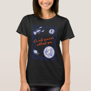 Camiseta não é verão sem você costeiro