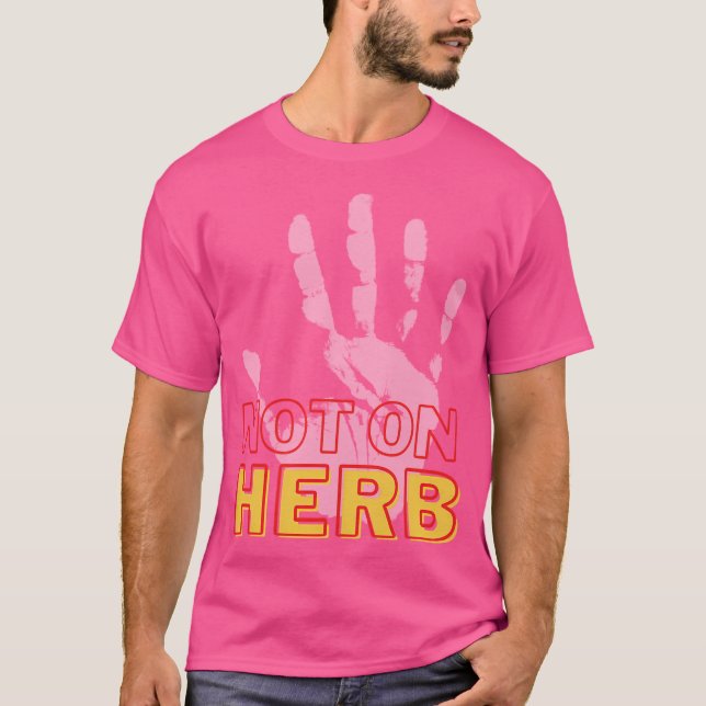 Camiseta Não em Herb (Frente)