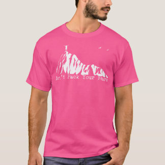 Camiseta Não Embale Seus Medos Com Backpack Ultralight